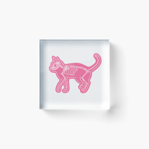 Item preview, Pink Skeleton Cat designed and sold by stephenflashart.