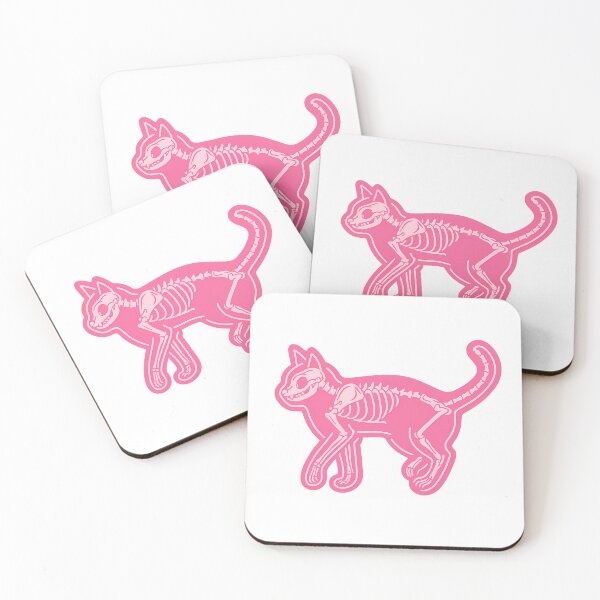 Item preview, Pink Skeleton Cat designed and sold by stephenflashart.