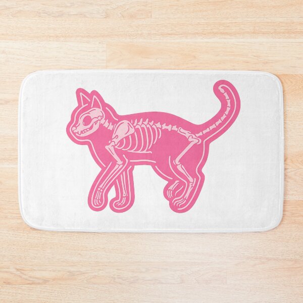 Item preview, Pink Skeleton Cat designed and sold by stephenflashart.