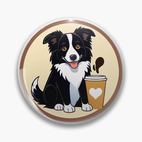 Item preview, Border Collie with Coffee designed and sold by stillwater.