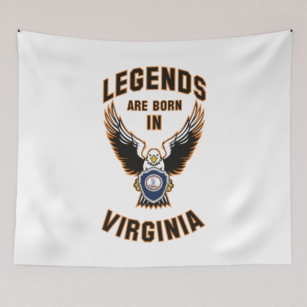 Item preview, Legends are born in Virginia designed and sold by beloknet.