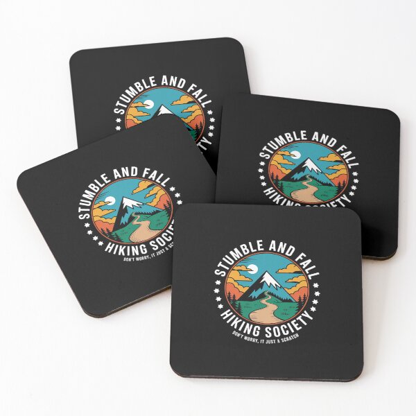 Item preview, stumble and fall hiking society hiker saying hiking1  designed and sold by KonstanKoraner.