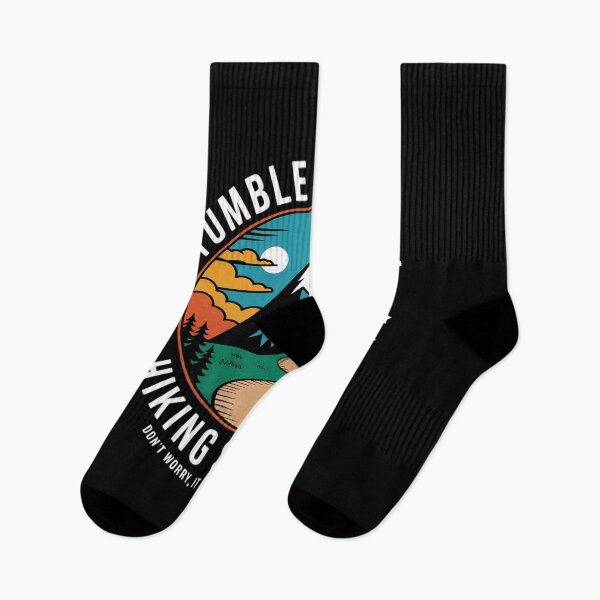 Item preview, stumble and fall hiking society hiker saying hiking1  designed and sold by KonstanKoraner.