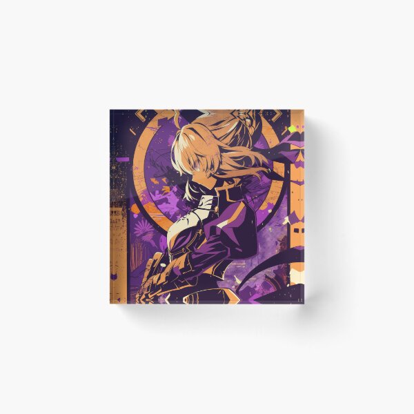 Item preview, Artoria Saber Bold Poster  designed and sold by AnimeArsenalPrints.