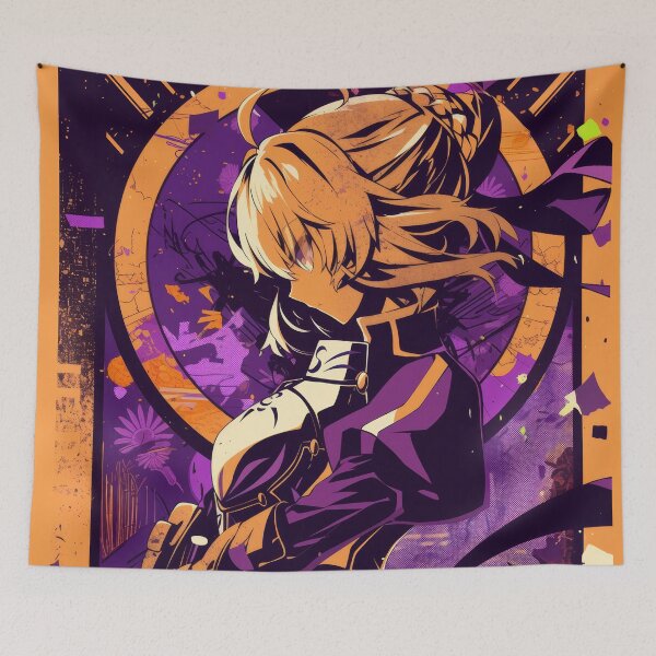 Item preview, Artoria Saber Bold Poster  designed and sold by AnimeArsenalPrints.