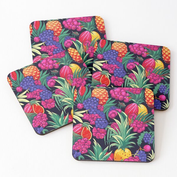 Item preview, Tropical Fruit Explosion in Bold Pop Art Style designed and sold by GamerGearTees.