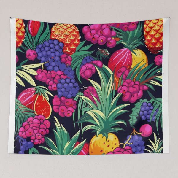 Item preview, Tropical Fruit Explosion in Bold Pop Art Style designed and sold by GamerGearTees.
