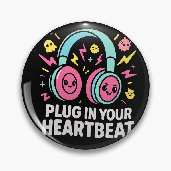 Item preview, Plug in Your Heartbeat – Music in the Heart designed and sold by Wear The Sound.