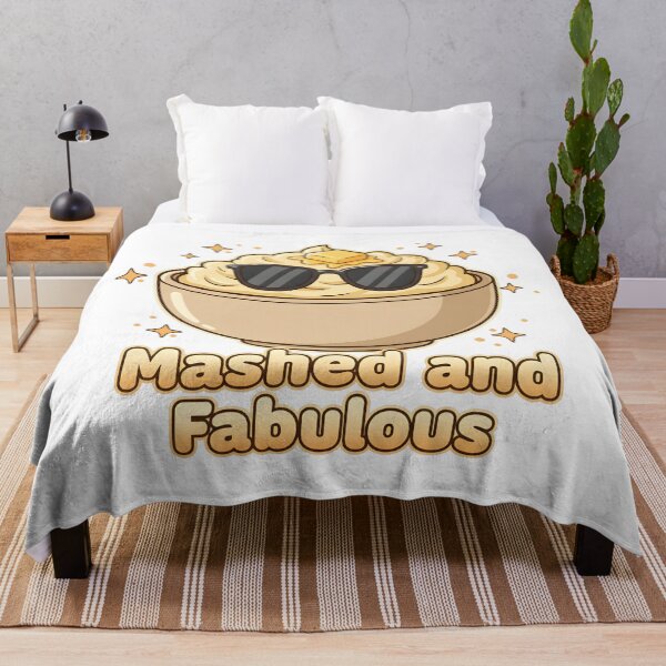 Item preview, Mashed and Fabulous Shirt | Cute Thanksgiving Potato Design (2025) designed and sold by TheNerdsHub.