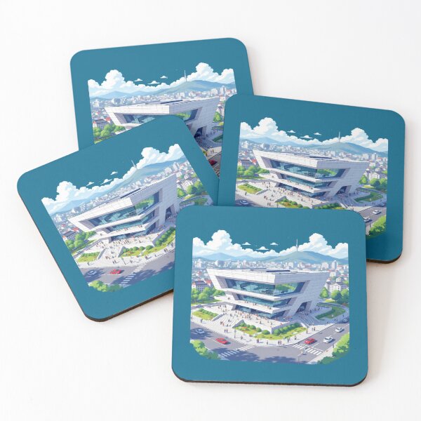 Item preview, Gyeongju APEC Building – 3D Funny Sketch ,  designed and sold by PaintMeWorld.