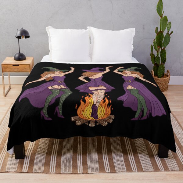 Item preview, Dancing Witches Campfire Spooky Halloween Coven Magic designed and sold by TeeARTHY.