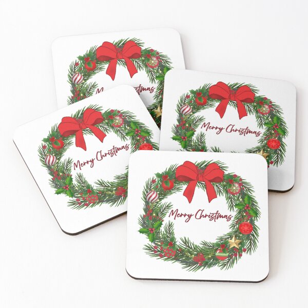 Item preview, Merry Christmas Wreath | Festive Evergreen Holiday Card Design designed and sold by ChristinePartlow.