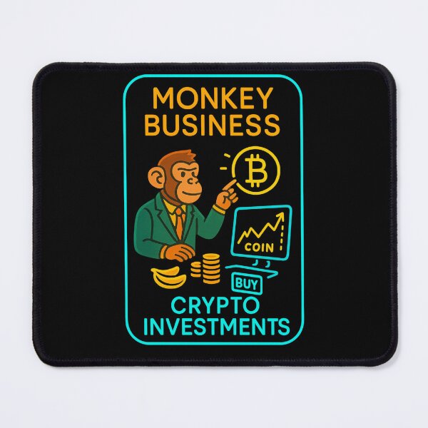 Item preview, MONKEY BUSINESS – Crypto Investments T-Shirt designed and sold by NAJURE.
