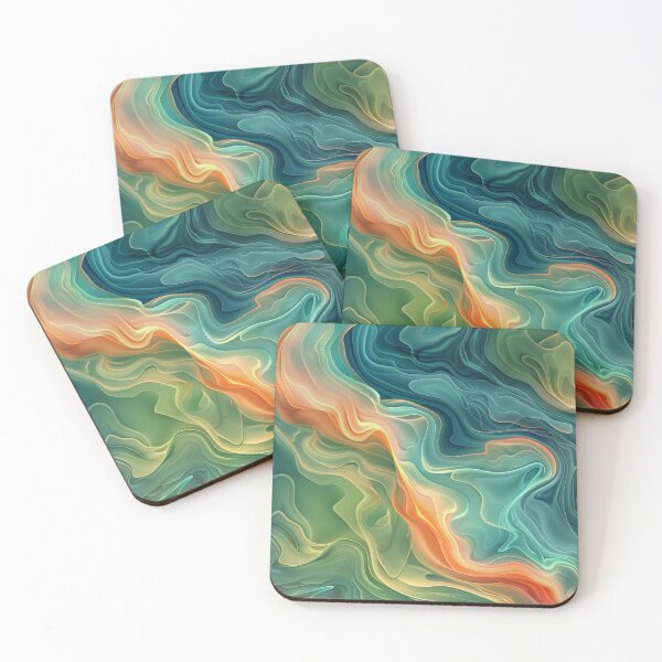 Item preview, Earth Flow – Abstract Marble Pattern designed and sold by weirdfishes123.