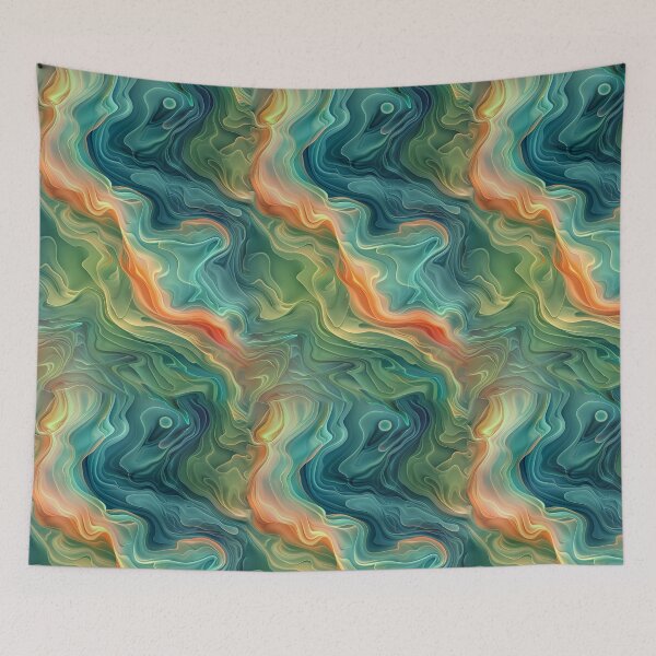 Item preview, Earth Flow – Abstract Marble Pattern designed and sold by weirdfishes123.