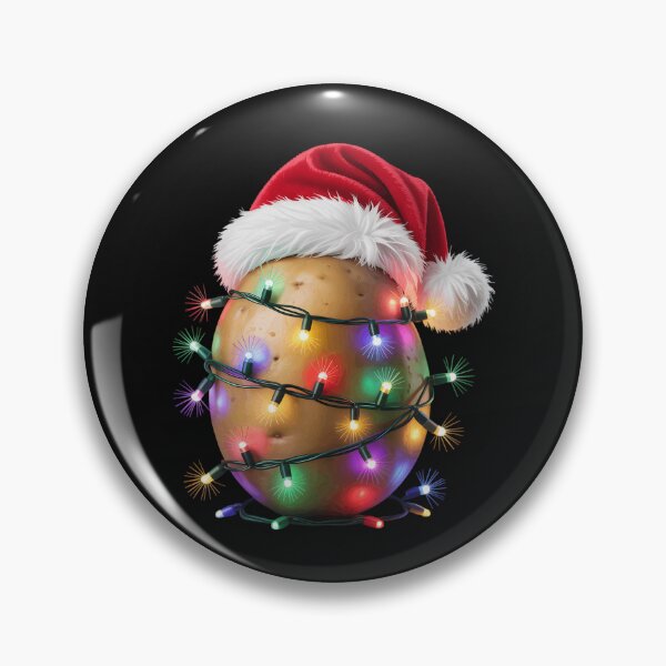 Item preview, Potato Xmas Lights Santa Hat Christmas Vegetables Women Men  designed and sold by clothesy7.