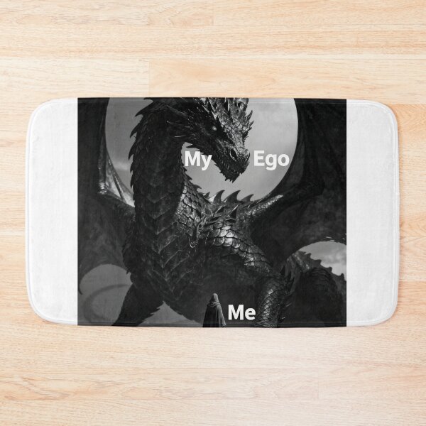 Item preview, My Ego vs Me – Fantasy Dragon Meme designed and sold by dianadouri.
