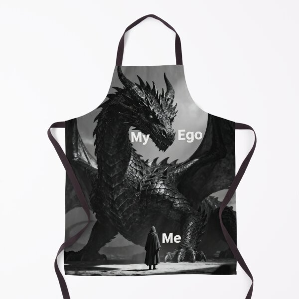 Item preview, My Ego vs Me – Fantasy Dragon Meme designed and sold by dianadouri.
