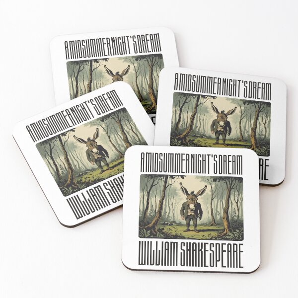 Item preview, 'A midsummer night's dream' by William Shakespeare. Puck, Oberon, Titania designed and sold by Filologica.