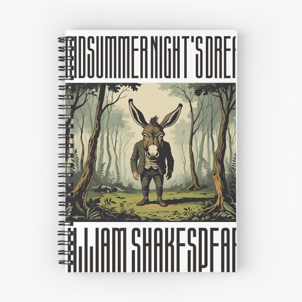Item preview, 'A midsummer night's dream' by William Shakespeare. Puck, Oberon, Titania designed and sold by Filologica.