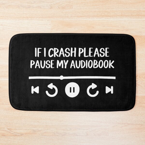 Item preview, If I Crash Pause My Audiobook designed and sold by stephenflashart.