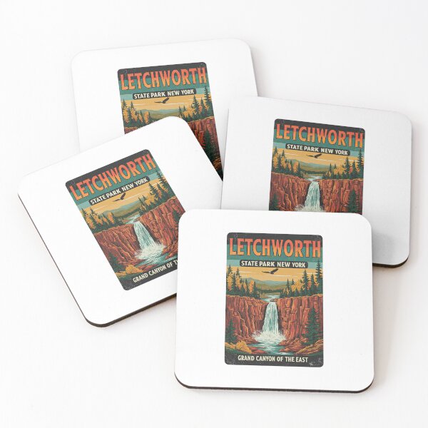 Item preview, Letchworth State Park NY Forest Retro Travel designed and sold by TeeARTHY.