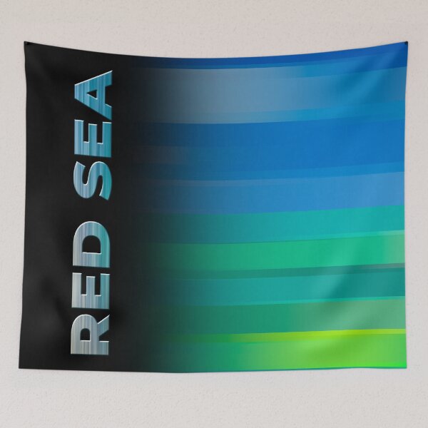 Item preview, Red Sea – Vertical Gradient Seascape designed and sold by InFrameVision.