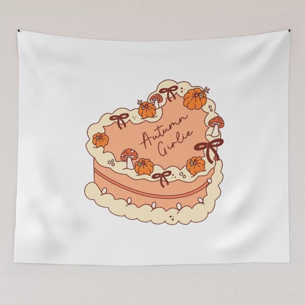 Item preview, Autumn Girlie Birthday Cake designed and sold by stephenflashart.