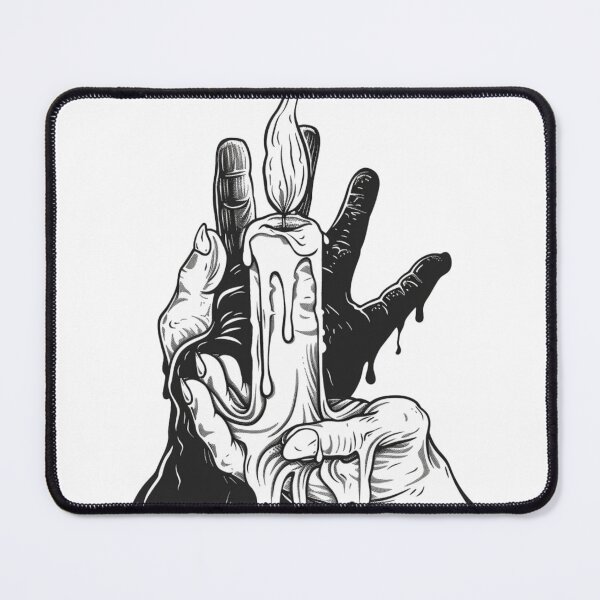 Item preview, Dripping Skeleton Hand – Monochrome Anatomical Art designed and sold by weirdfishes123.