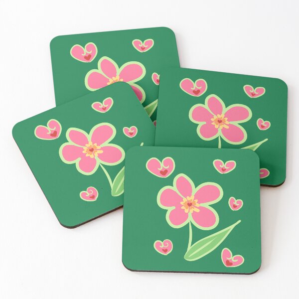 Item preview, Cute Flower with Hearts designed and sold by HugSomeNettles.