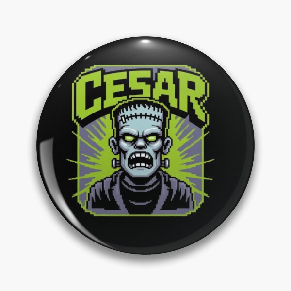Item preview, Retro Monster King – CESAR Pixel Art designed and sold by vvcreativedesigns.