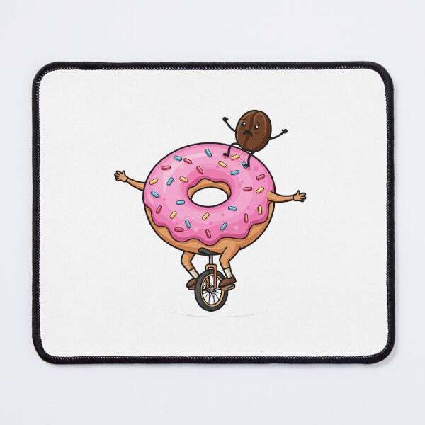Item preview, Donut Unicycle Sprinkles Funny Cute Cartoon Food designed and sold by TeeARTHY.