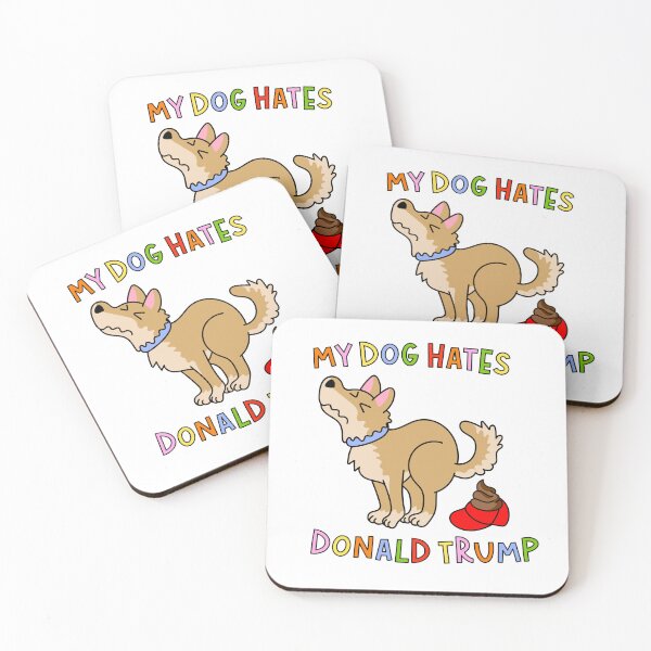 Item preview, My Dog Hates Donald Trump designed and sold by AKarmicWitch.