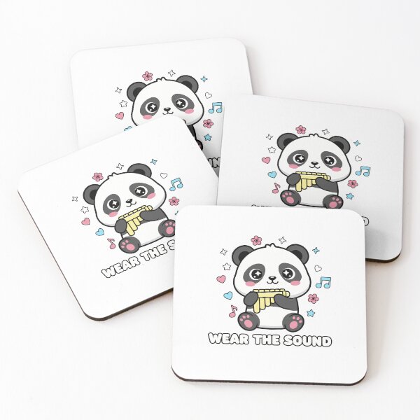 Item preview, Wear The Sound – Kawaii Melodious Panda designed and sold by Wear The Sound.
