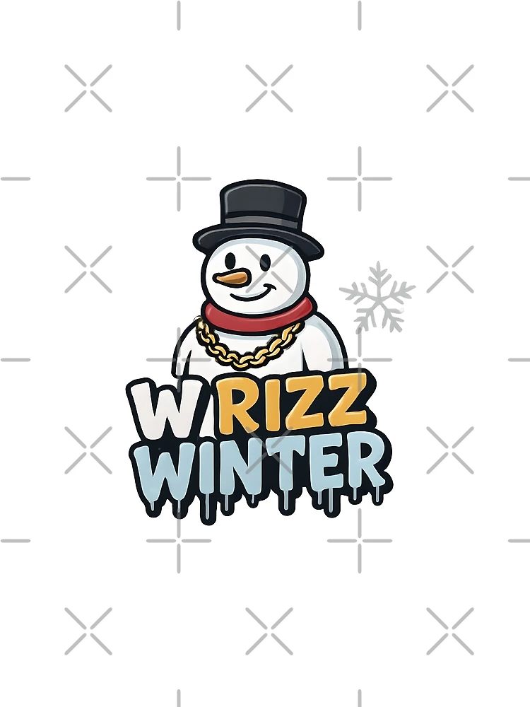 Thumbnail 3 of 3, Scarf, W Rizz Winter designed and sold by Raluk.