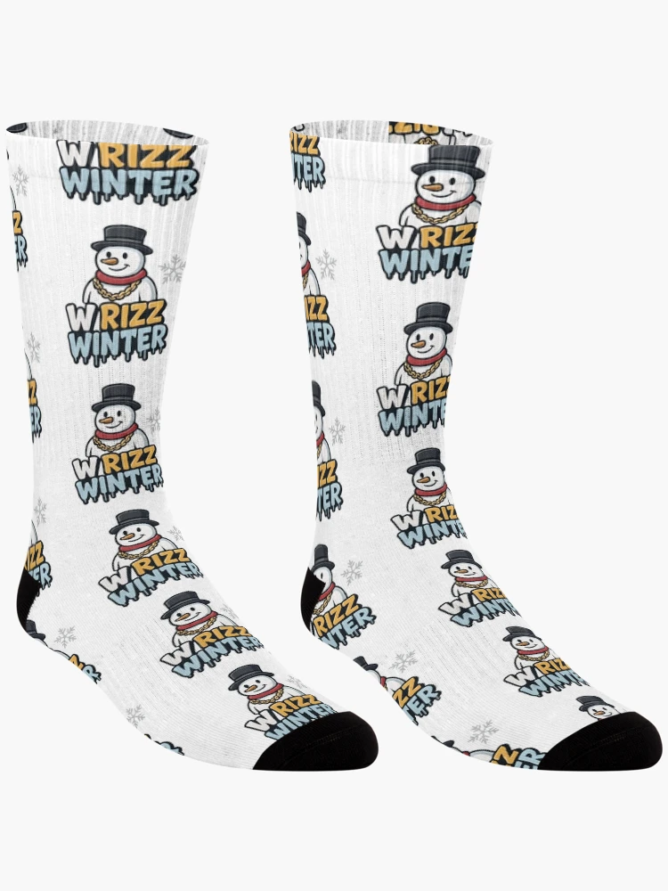 Thumbnail 3 of 5, Socks, W Rizz Winter designed and sold by Raluk.