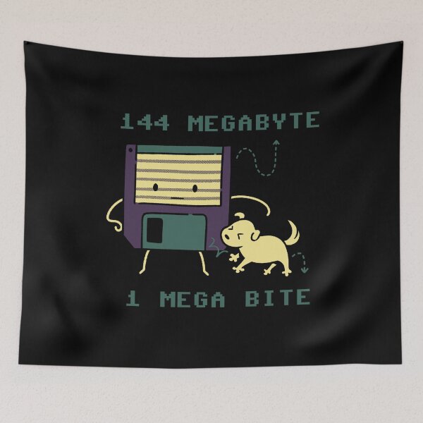 Item preview, Floppy Disk 144MB Dog Megabite by Tobe Fonseca designed and sold by Tobe Fonseca®.