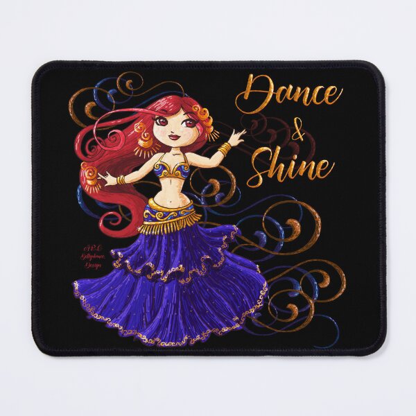 Item preview, Bellydancer - dance & shine designed and sold by Anna R. Carrino.
