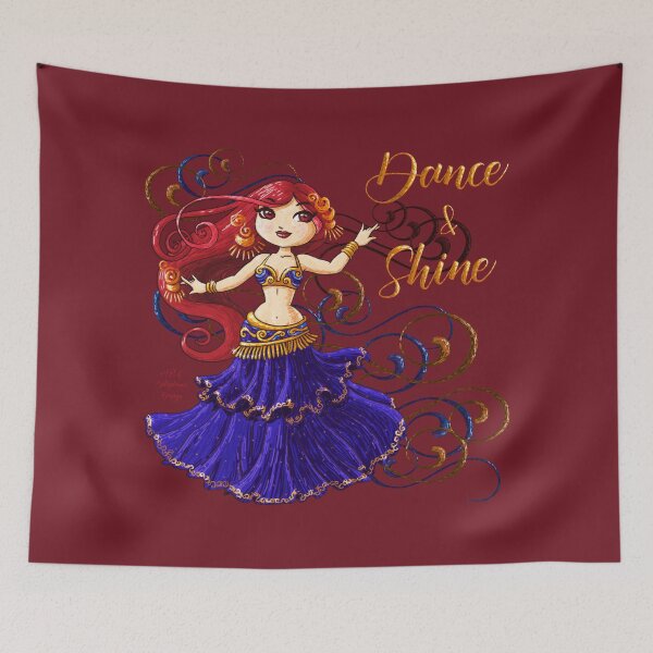 Item preview, Bellydancer - dance & shine designed and sold by Anna R. Carrino.