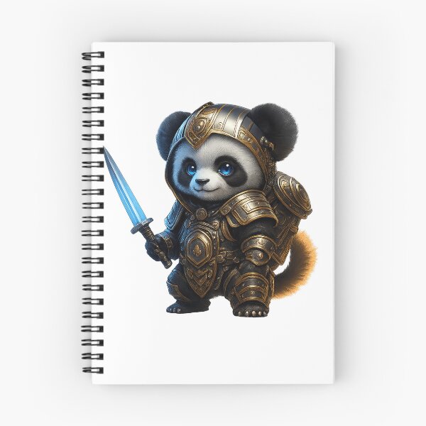 Item preview, Cyber Panda Warrior – Futuristic Samurai Guardian designed and sold by Mirkoniart.