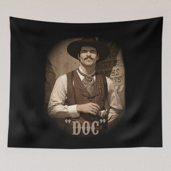 Item preview, Doc Holliday: Sepia Tone Vignette designed and sold by muskitt.