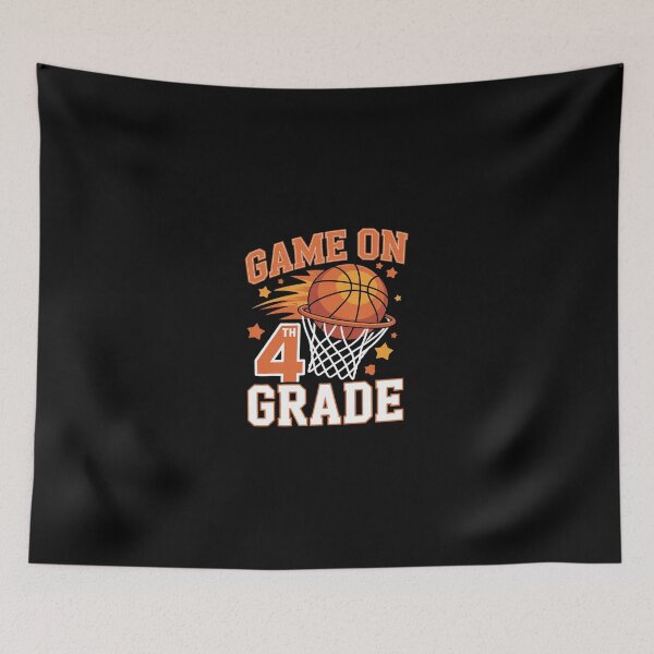 Item preview, Game On Fourth Grade Basketball Back To School Boy  designed and sold by dainegilbert.