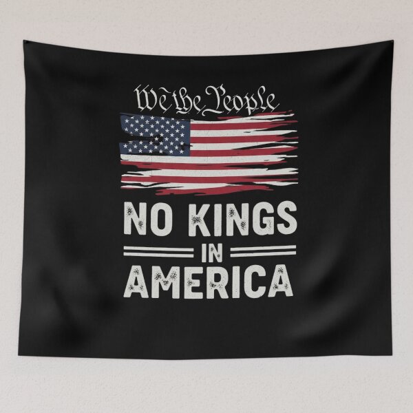 Item preview, No Kings In America Patriotic Freedom designed and sold by ArtFromBeyond.