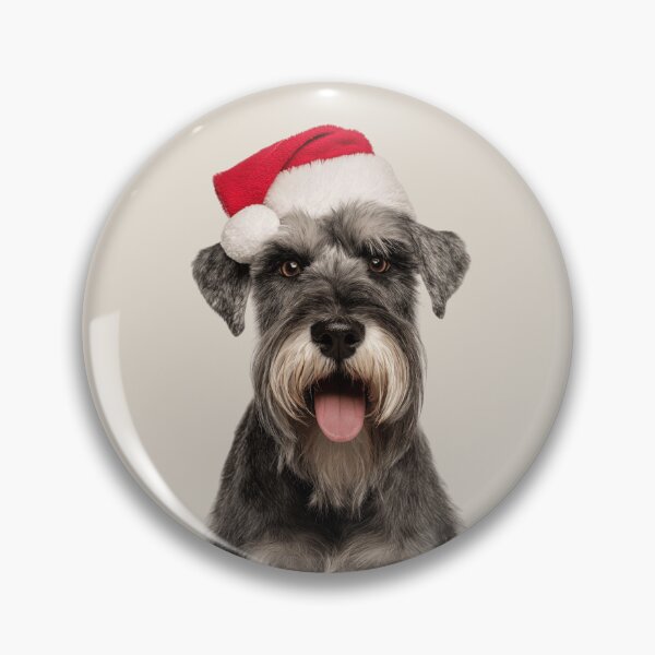 Artikelvorschau, Standardschnauzer mit Weihnachtsmütze – Festliches Standardschnauzer-Weihnachtsdesign entworfen und verkauft von LazyOwlStore.