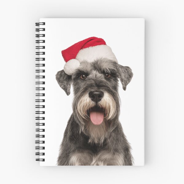 Item preview, Standard Schnauzer with Christmas Hat – Festive Standard Schnauzer Xmas Design designed and sold by LazyOwlStore.