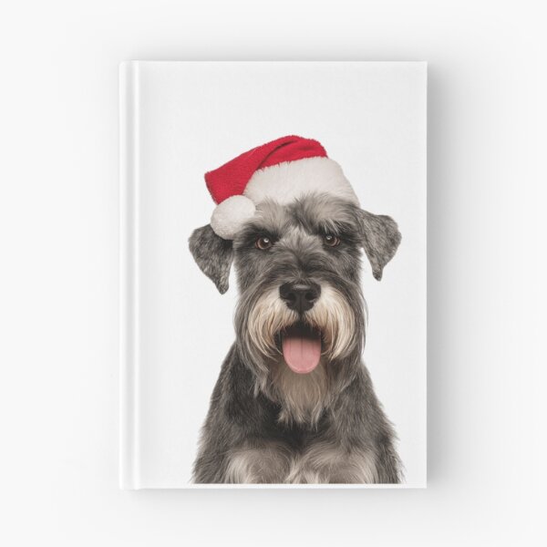 Item preview, Standard Schnauzer with Christmas Hat – Festive Standard Schnauzer Xmas Design designed and sold by LazyOwlStore.