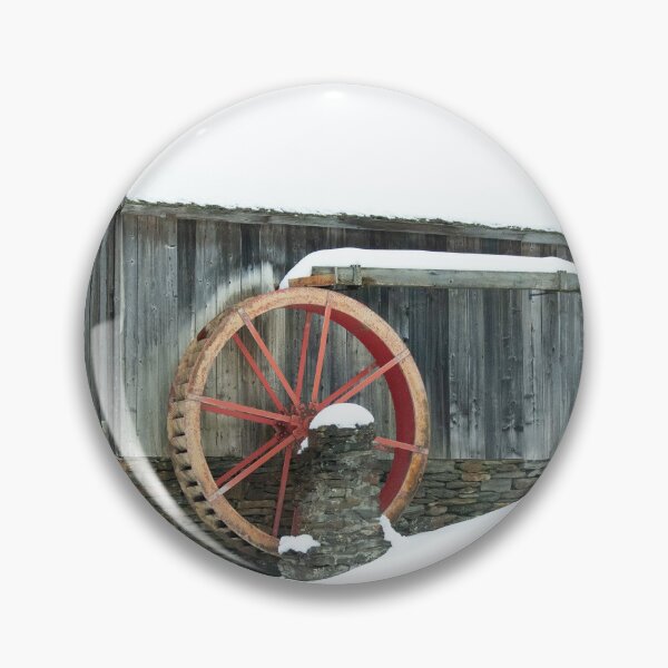 Item preview, Grist Mill in the Snow, Rockingham Vermont designed and sold by srwdesign.