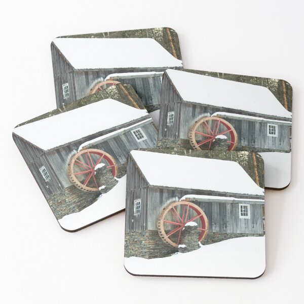 Item preview, Grist Mill in the Snow, Rockingham Vermont designed and sold by srwdesign.