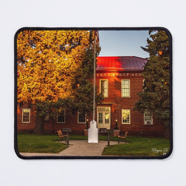 Item preview, Sublette County Courthouse Wall Art – Pinedale, Wyoming Historic Landmark designed and sold by Bryan Spellman.