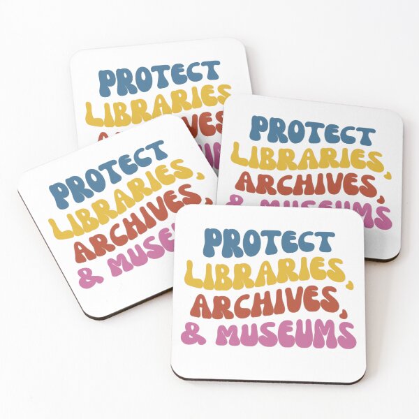 Item preview, Protect Libraries Archives And Museums designed and sold by stephenflashart.
